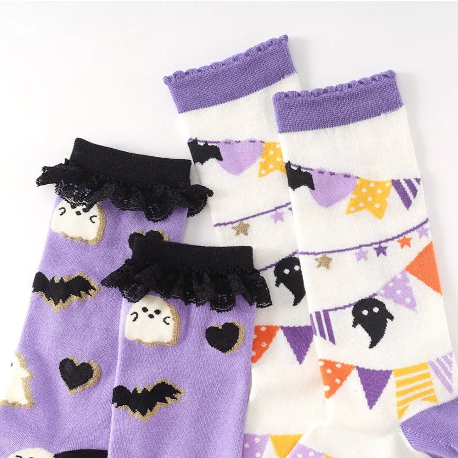 Instant Shipping! Happy Halloween Socks