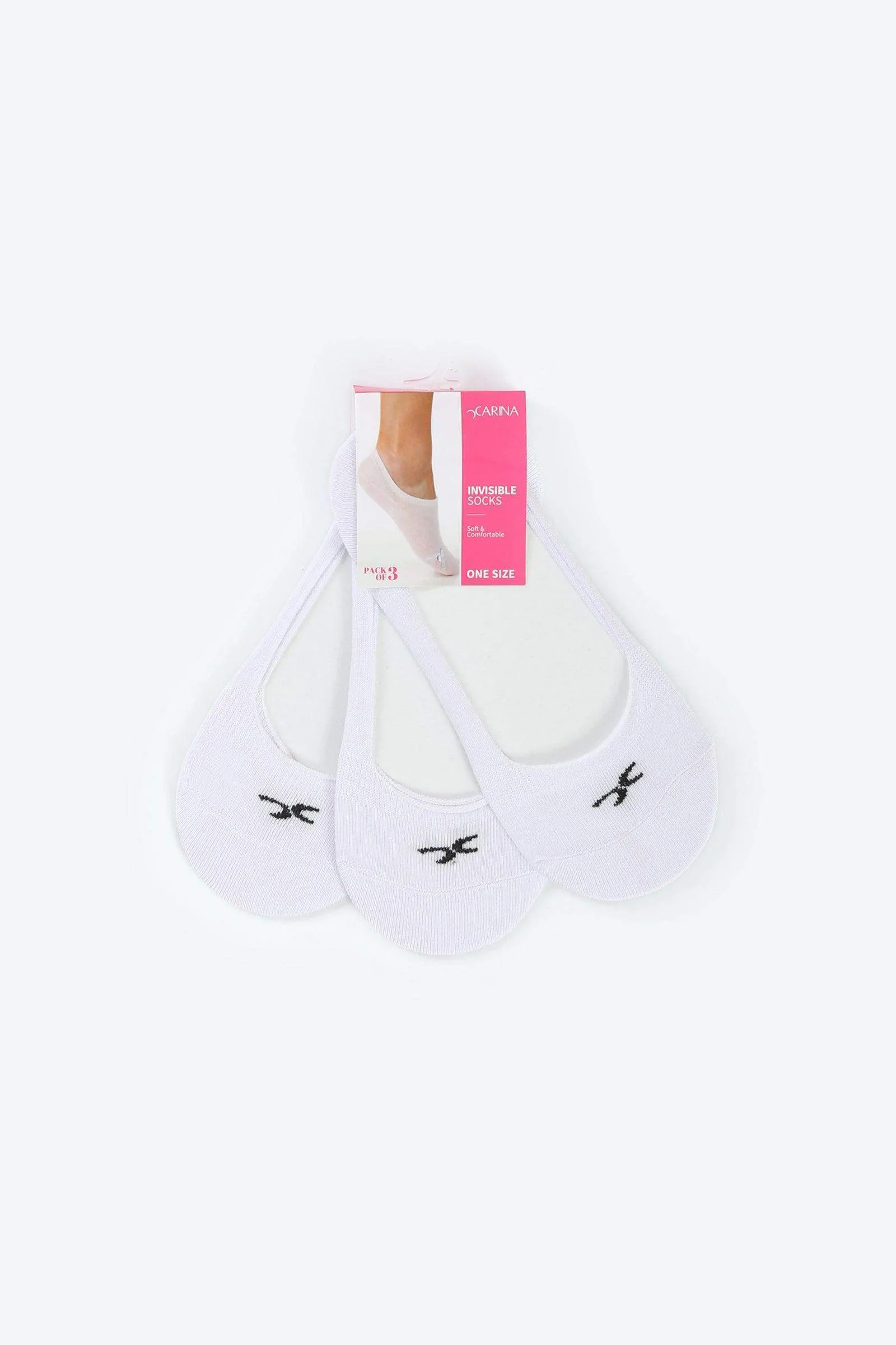 Invisible Cotton Socks - 3 Pairs