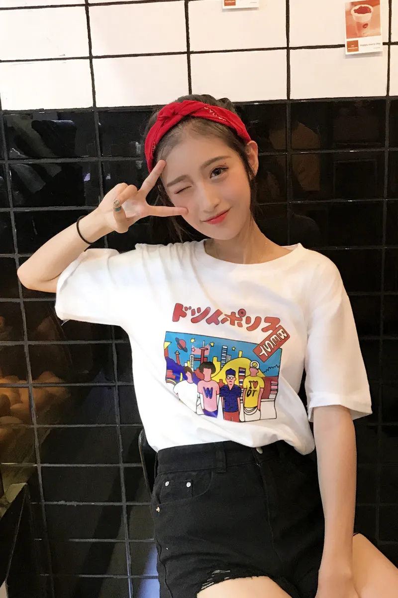 Japanese Cartoon Tee