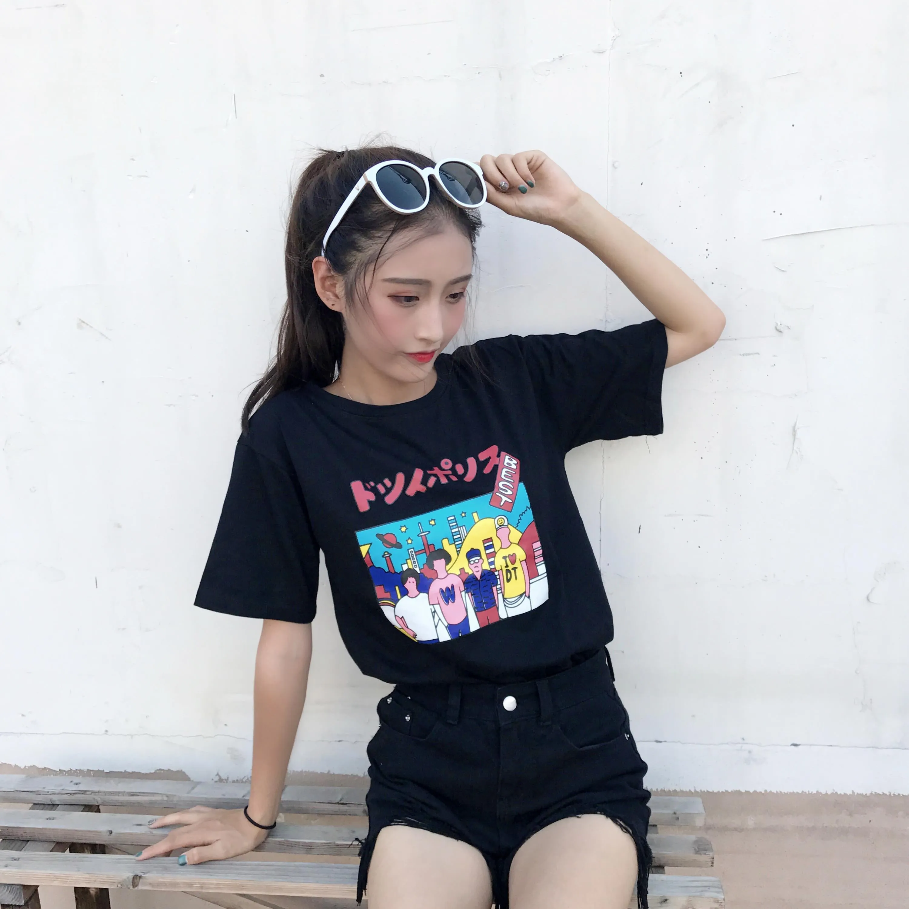 Japanese Cartoon Tee