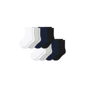 Junior Lightweight Calf Sock 8-Pack