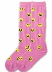 K Bell Girls Emoticons Knee High Socks