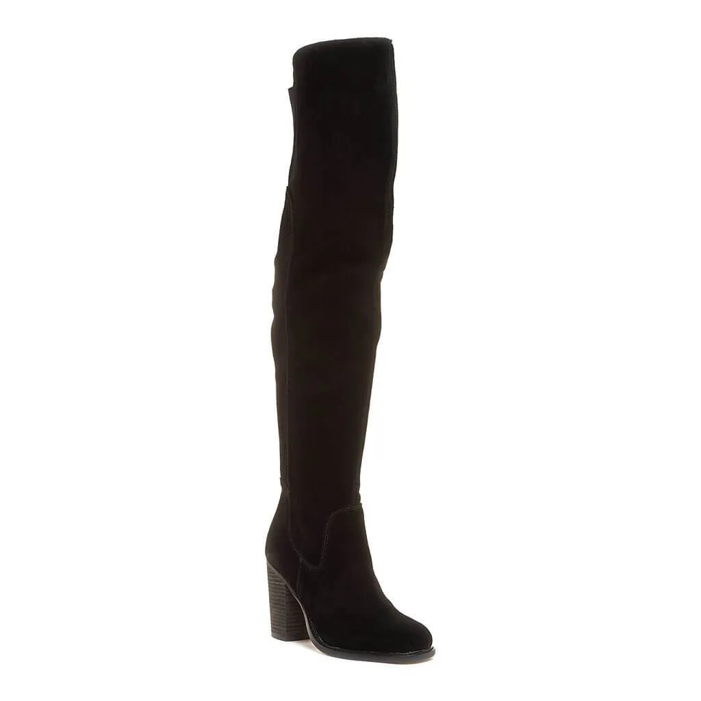 Logan Black Over The Knee Boots