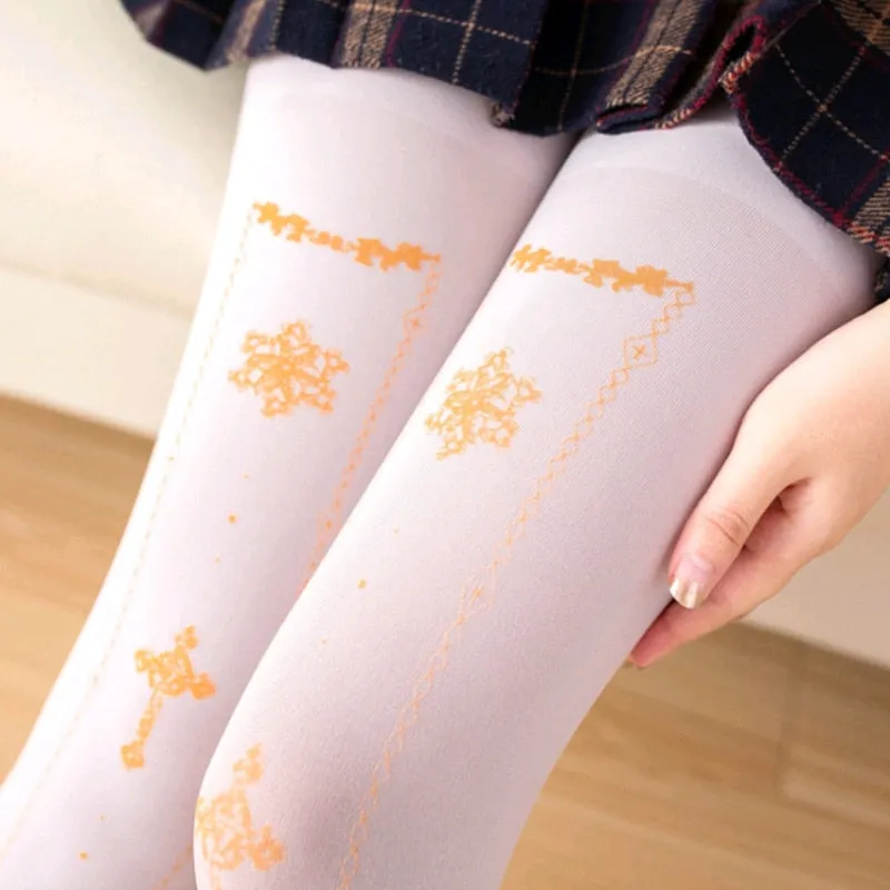 Lolita  pantyhose Rose bronzing socks