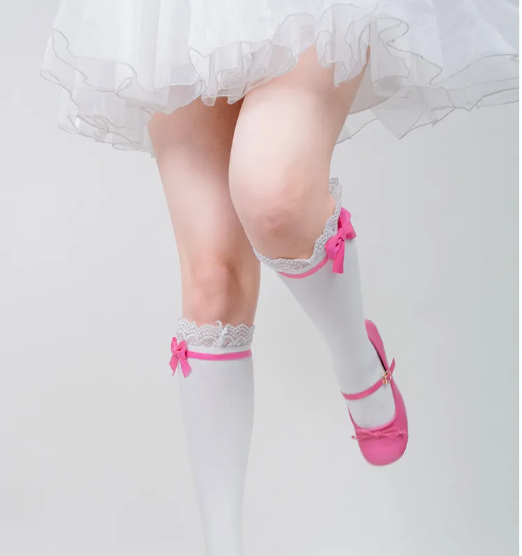 Lolita Socks Bow Knot Socks Lolita Lace Socks Sweet