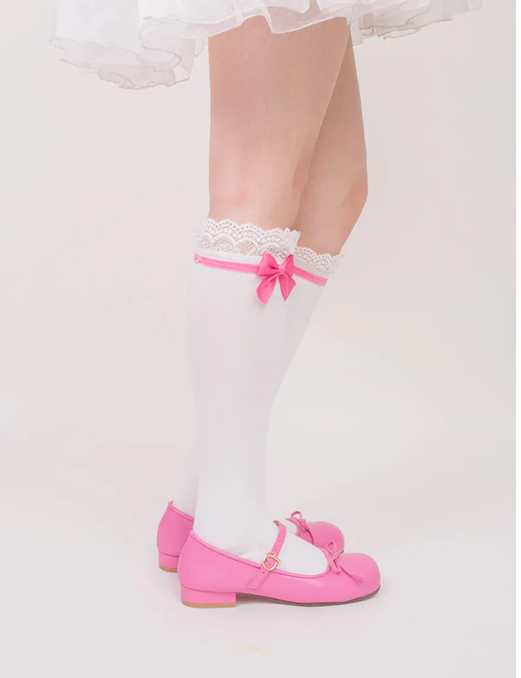 Lolita Socks Bow Knot Socks Lolita Lace Socks Sweet