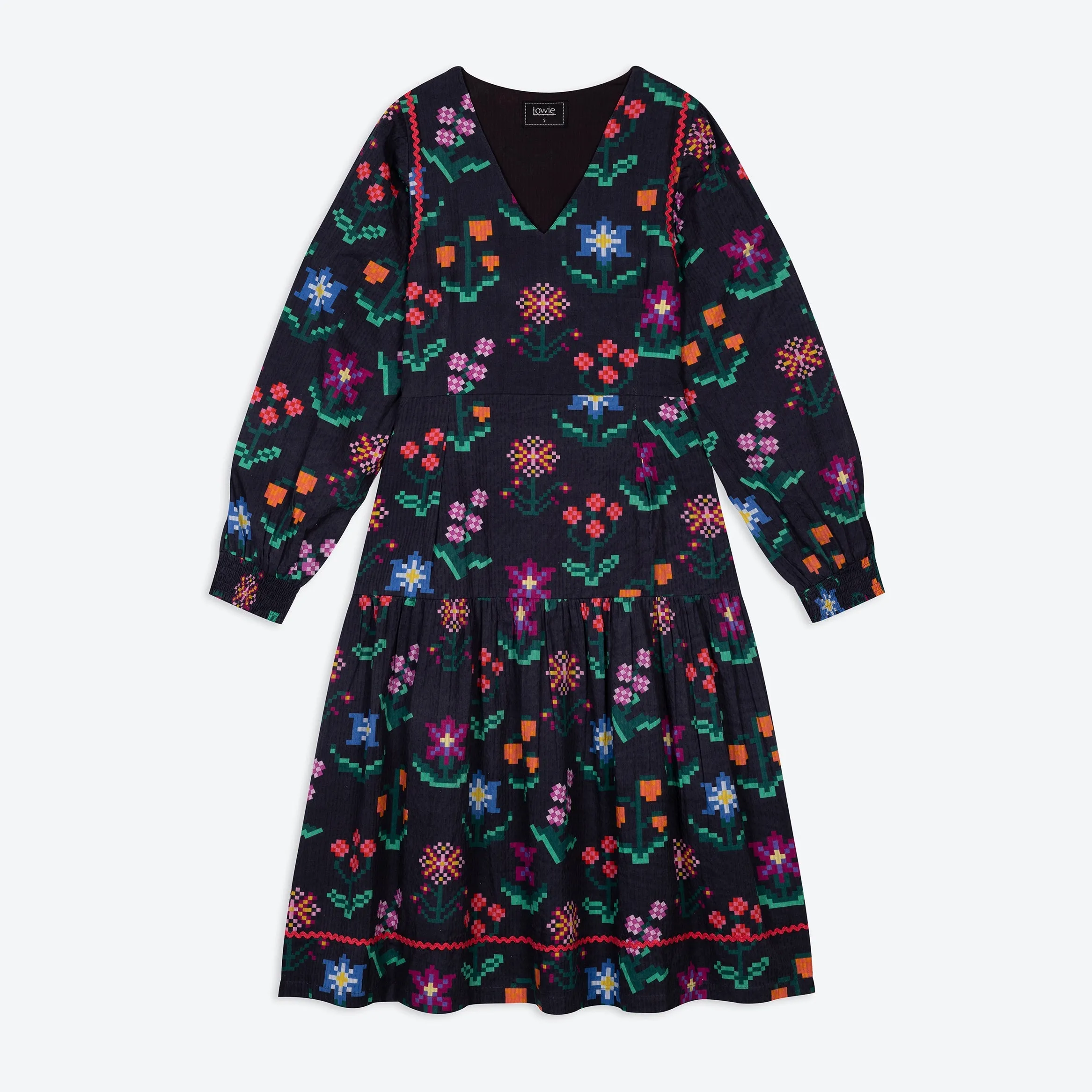 Lowie Needlepoint Print Lottie Dress