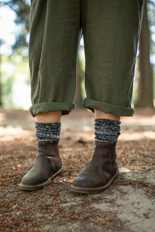 Marled Slouch Socks