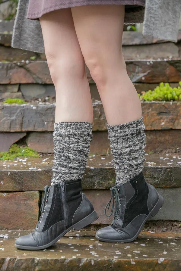 Marled Slouch Socks