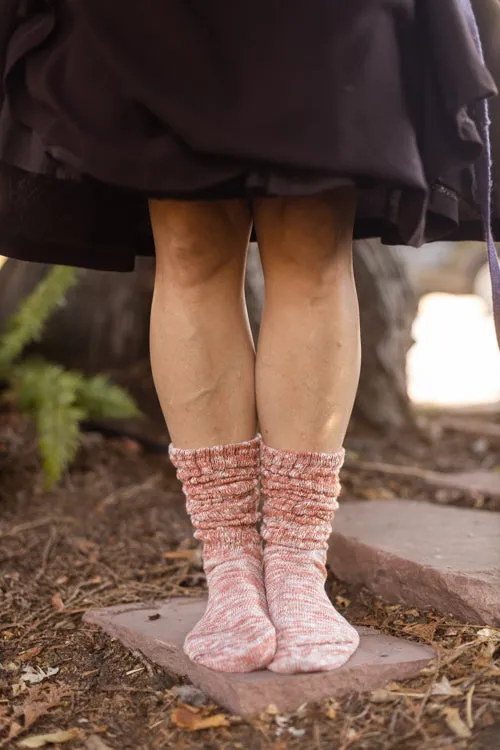 Marled Slouch Socks