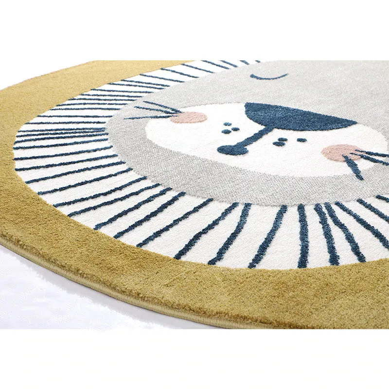 Mat for Children's Bedroom - Non-Slip Lion Rug