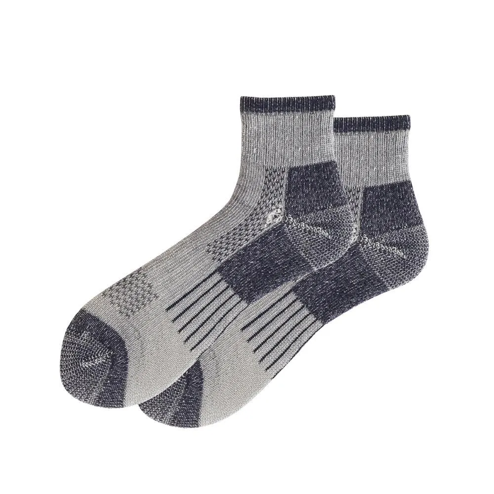 Men's Feet Free Running Stripes ankle socks 2-packs