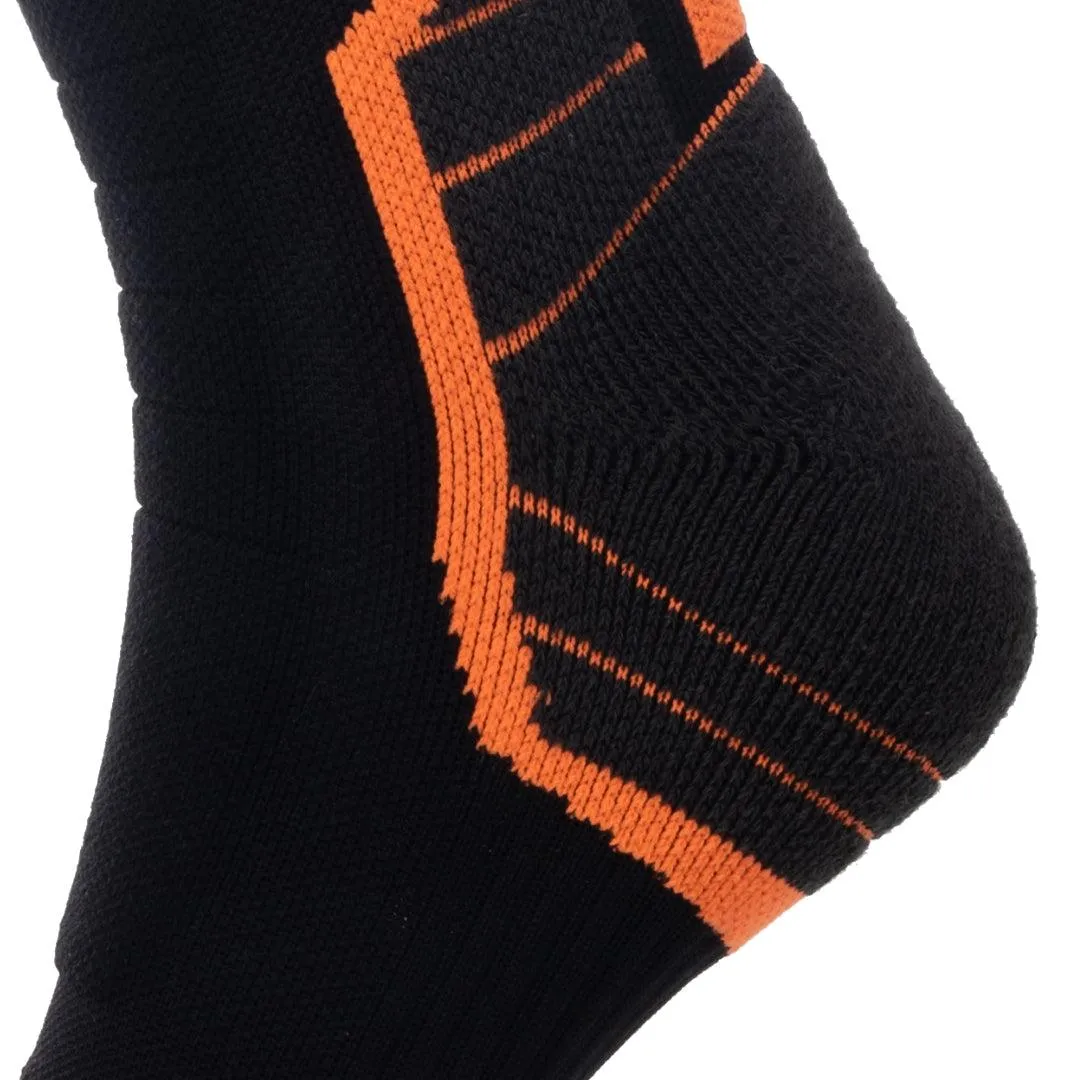 Men's Run Free Running Orange knee high socks 2-packs