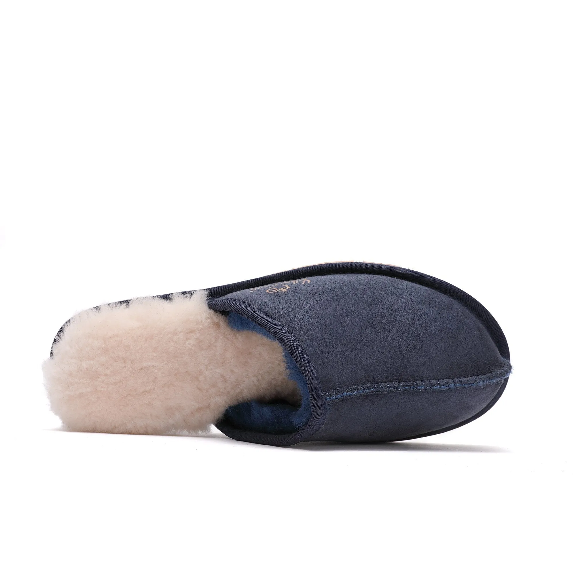 Men's Scuff - Australian Sheepskin UGG Slippers - Flexible Non-Slip Rubber Sole