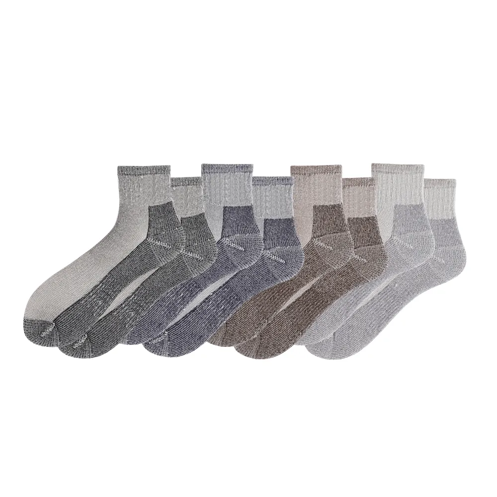 Men's Touch Wear Everyday GRAY ankle socks 4-packs