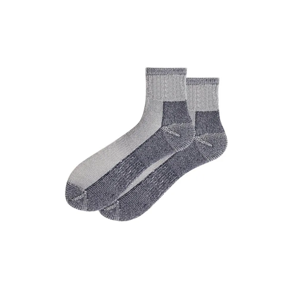 Men's Touch Wear Everyday GRAY ankle socks 4-packs