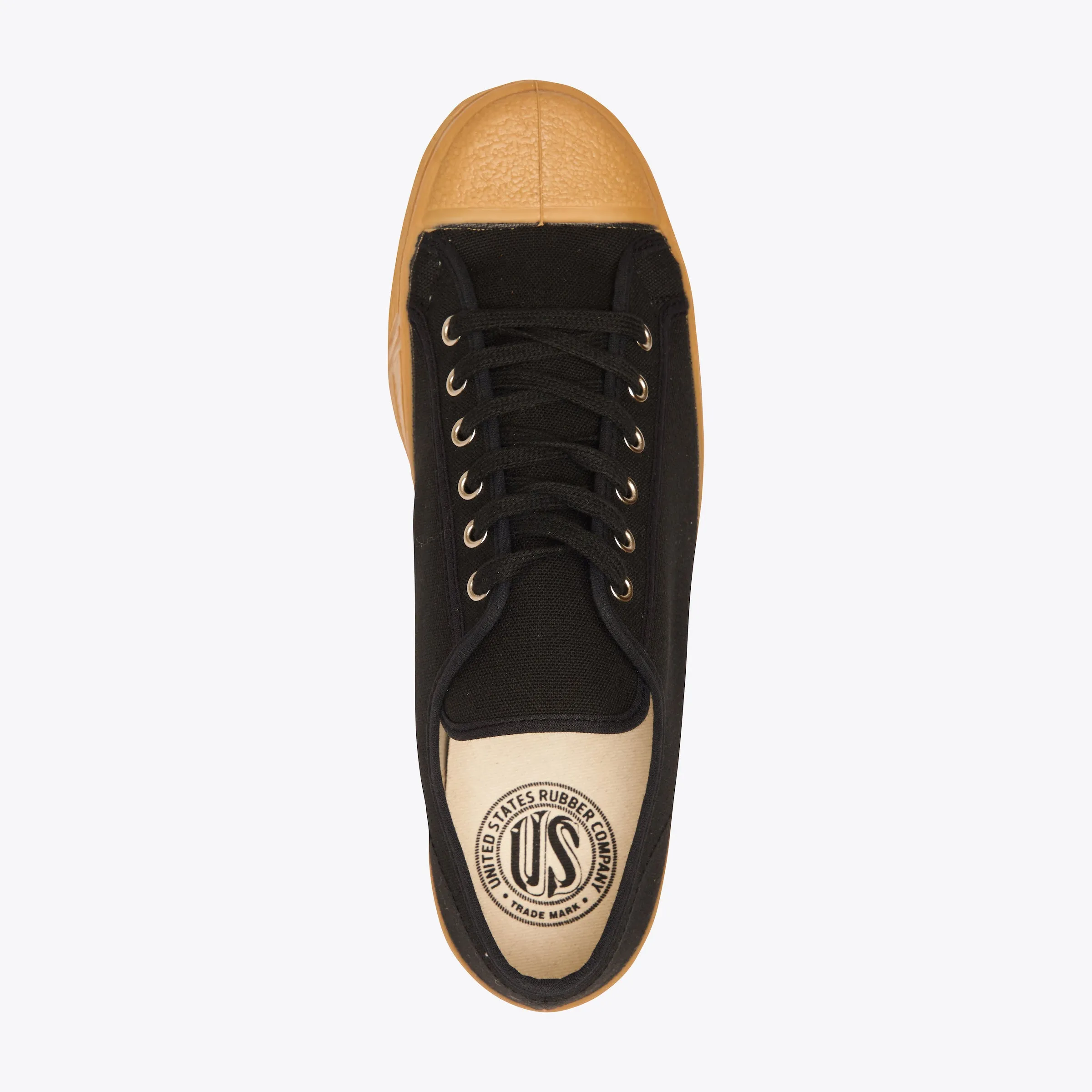 MILITARY GUM LOW TOP - BLACK