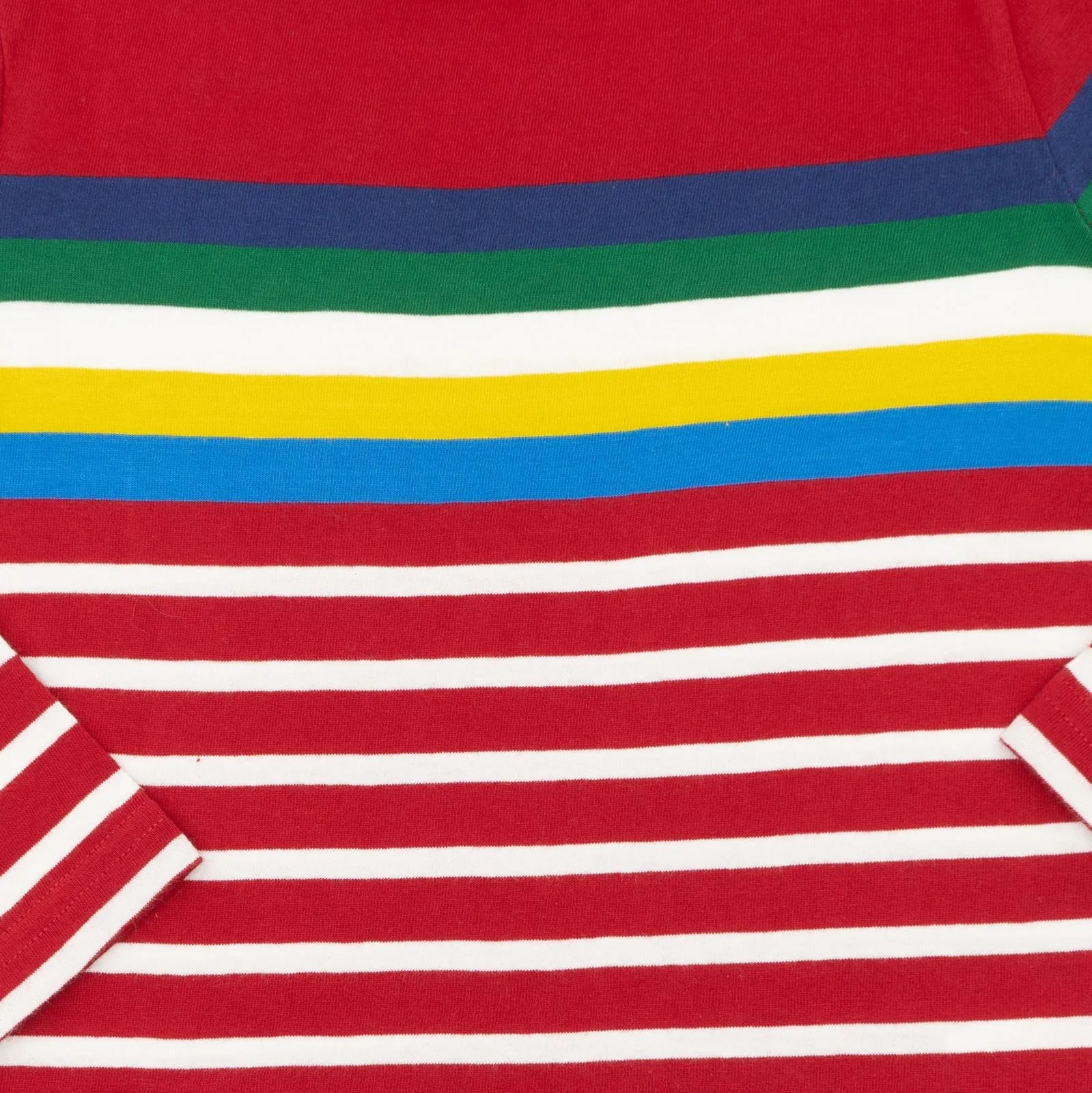 Mini Boden Boys Red Stripe T-Shirt Long Sleeve Tops