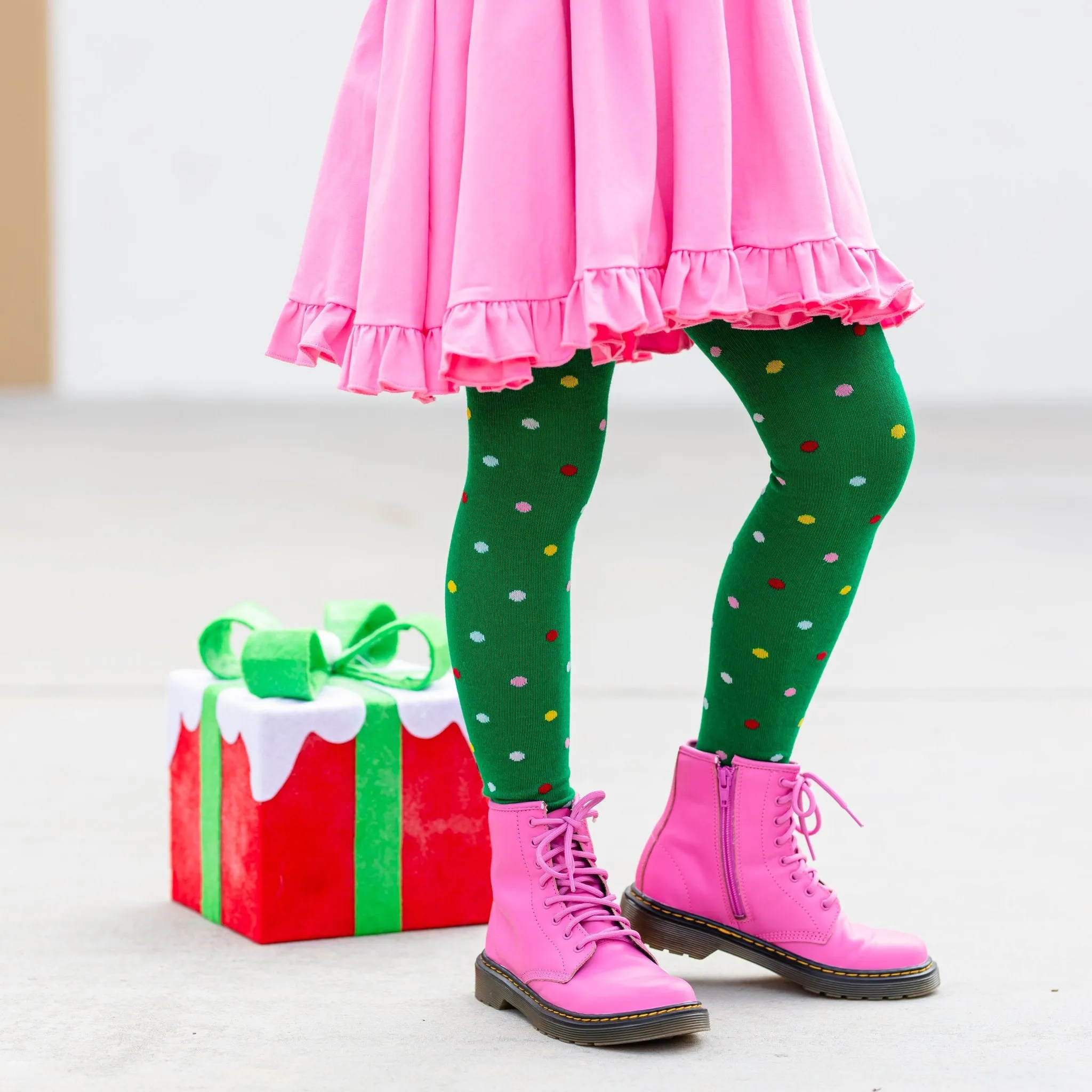 Oh Christmas Tree Knit Tights