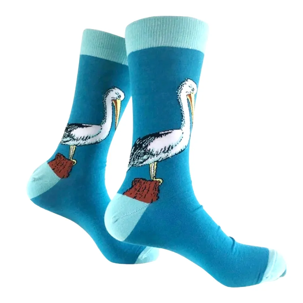 Pelican Socks form the Sock Panda (Adult Large - Men's Shoe Sizes 8-12)