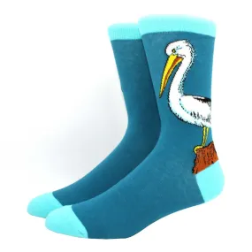 Pelican Socks form the Sock Panda (Adult Large - Men's Shoe Sizes 8-12)