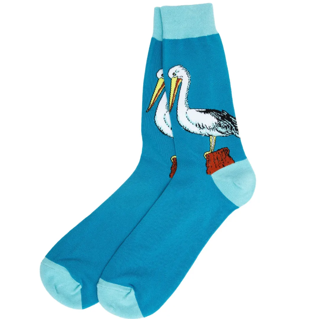 Pelican Socks form the Sock Panda (Adult Large - Men's Shoe Sizes 8-12)