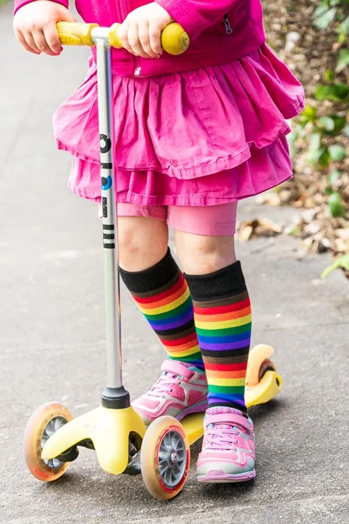 Philly Rainbow Crew Socks