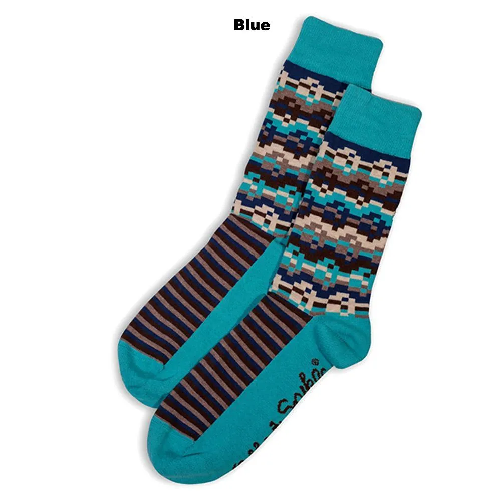 Pizza - Australian Cotton Socks - Blue