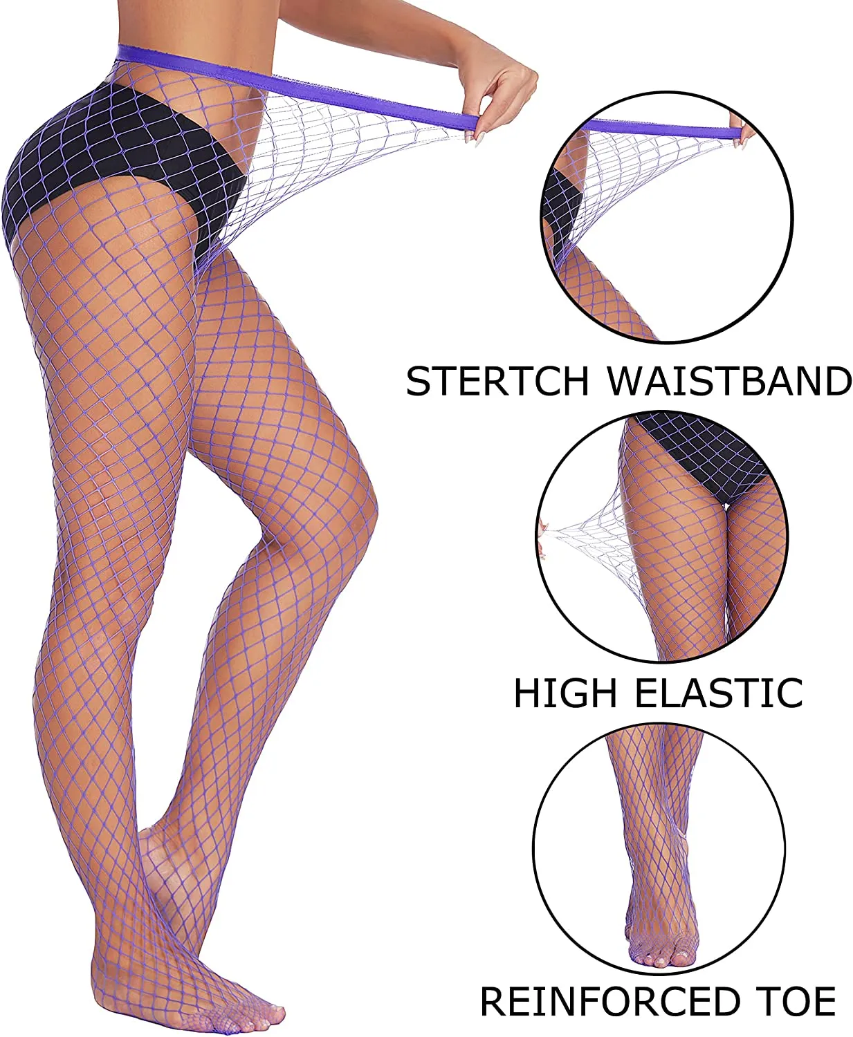 Plus Size Fishnet Stockings