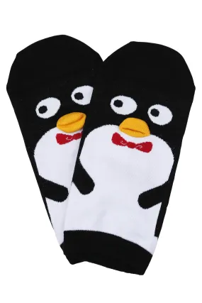 Polite Penguin Cotton Socks