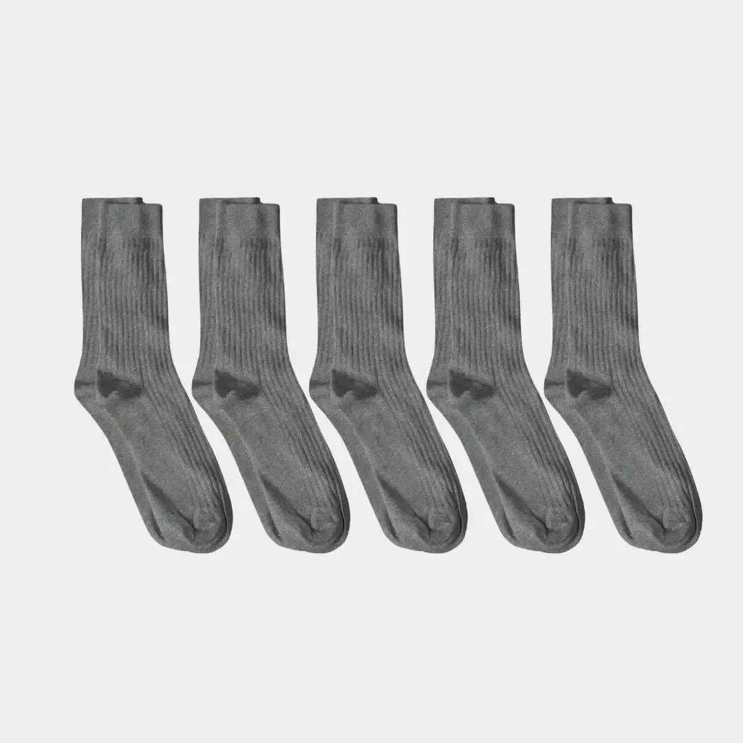 Pure (no dye) Ribbed Sock - 100% Organic Cotton