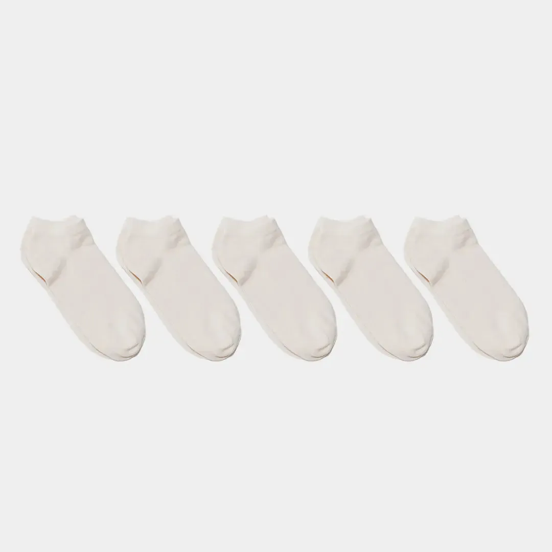 Pure Organic (no dye) Adult Ankle Socks - 98% Organic Cotton