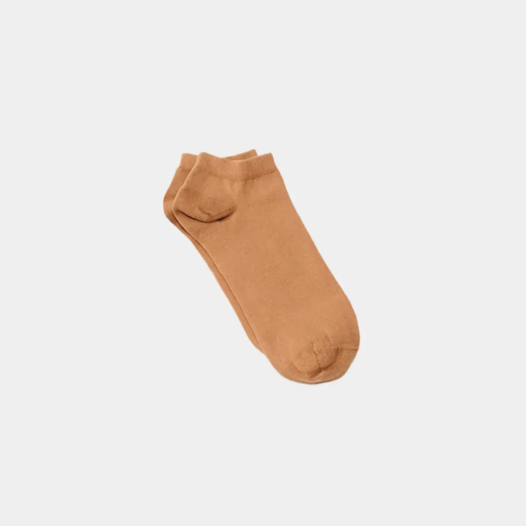 Pure Organic (no dye) Adult Ankle Socks - 98% Organic Cotton