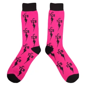 Repeat TCB Pink Crew Socks