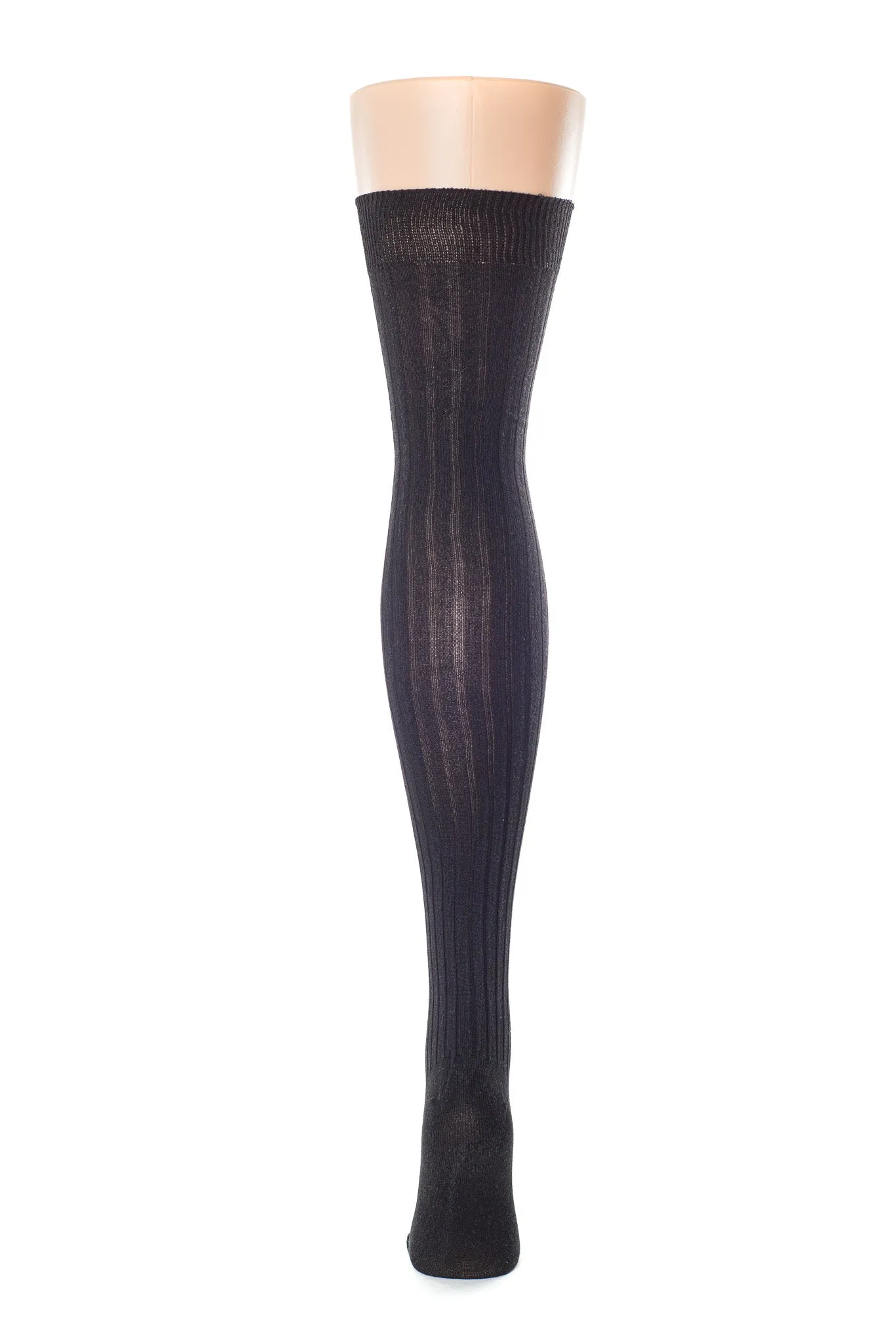 Ribbed Silk Stockings