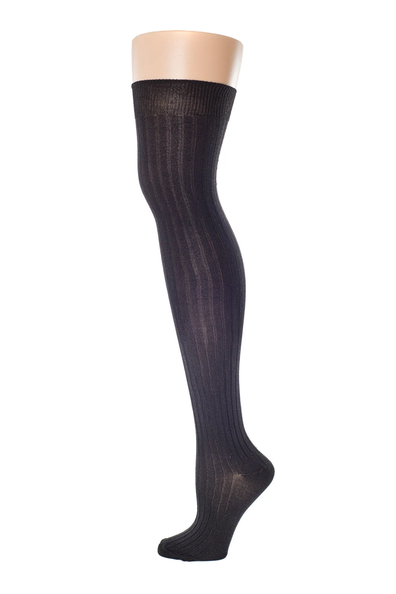 Ribbed Silk Stockings