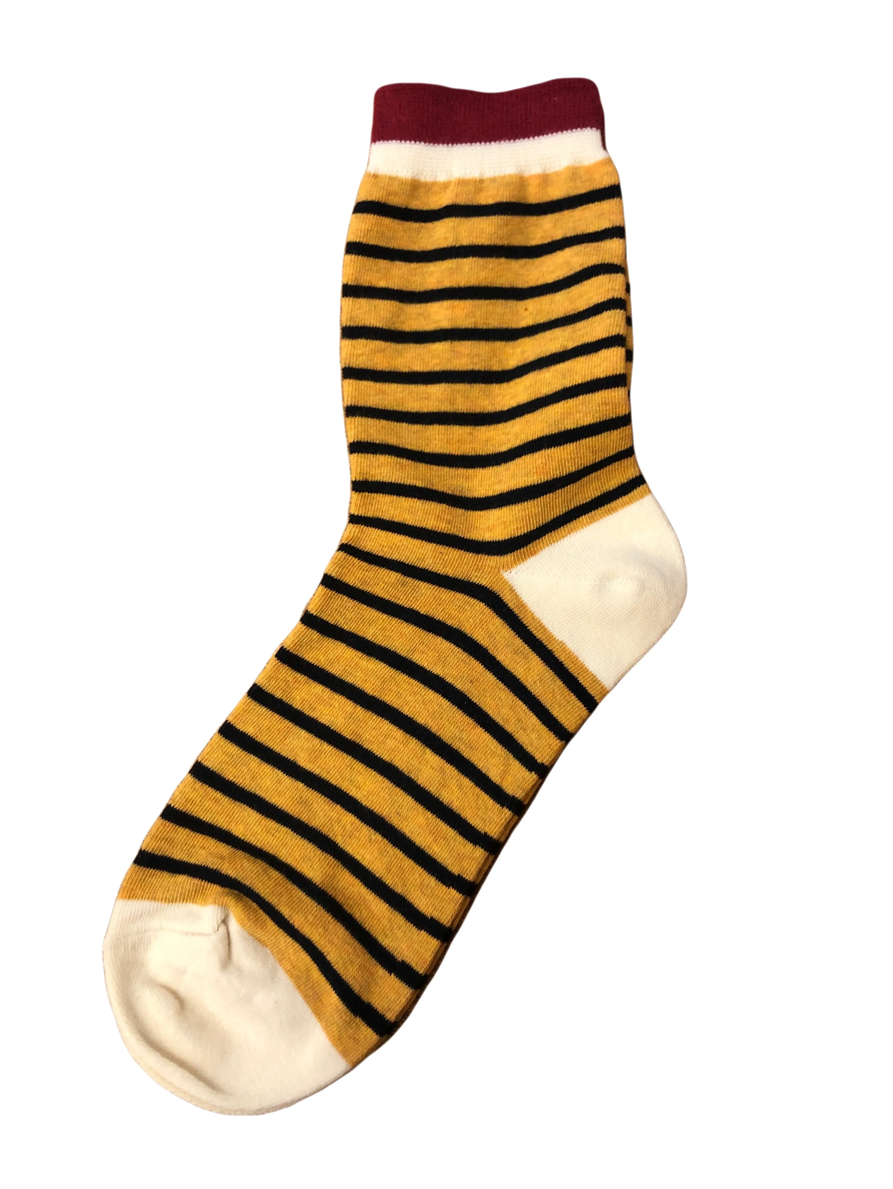 Sawyer Striped Socks Mustard