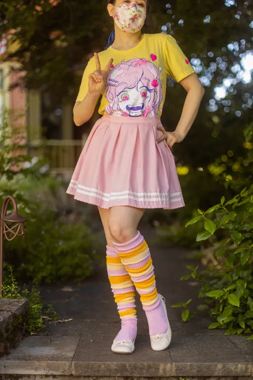 Sherbet Stripes Thigh High