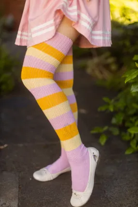 Sherbet Stripes Thigh High