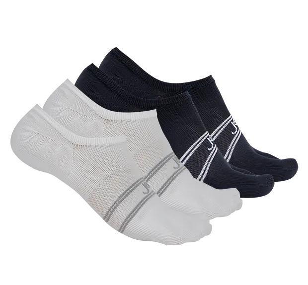 Split Toe Everyday Plus Lightweight Invisible Footies Socks - 4 Pack