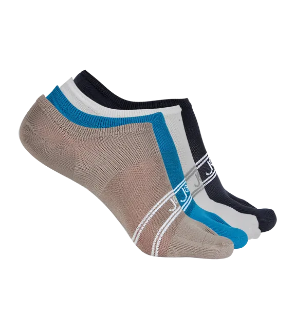 Split Toe Everyday Plus Lightweight Invisible Footies Socks - 4 Pack