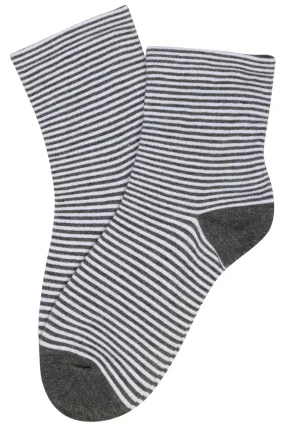 Striped Sailor Socks Grey