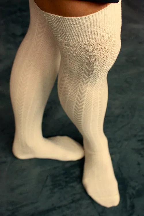 Textured Cable Acrylic Over the Knee