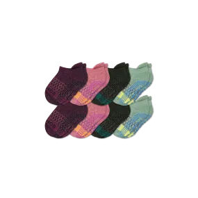 Toddler Gripper Ankle Sock 8-Pack