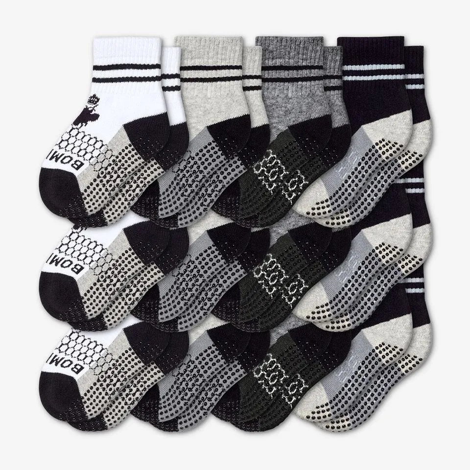 Toddler Gripper Calf Sock 12-Pack