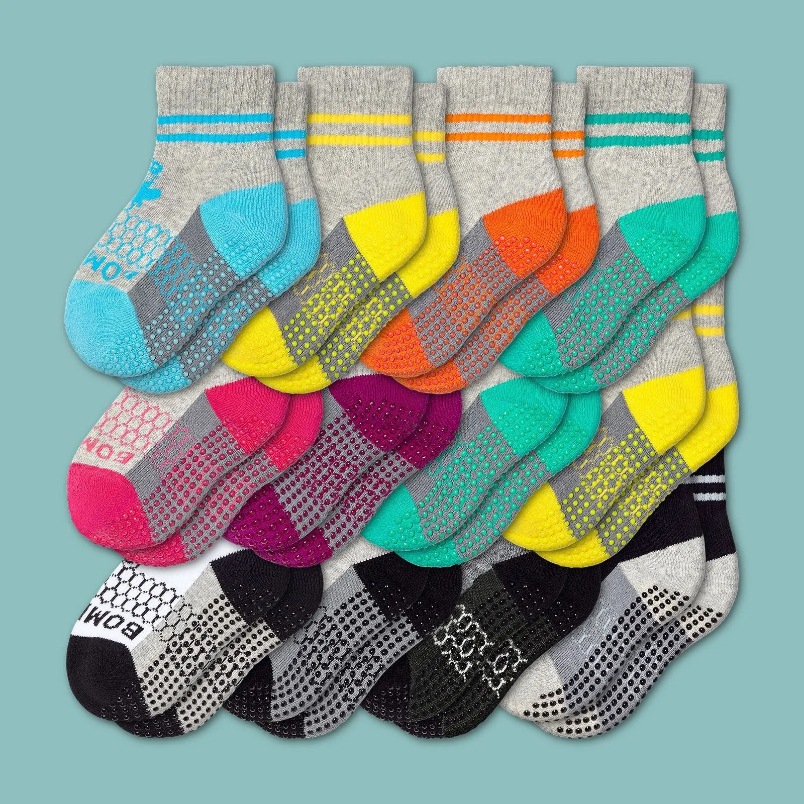 Toddler Gripper Calf Sock 12-Pack