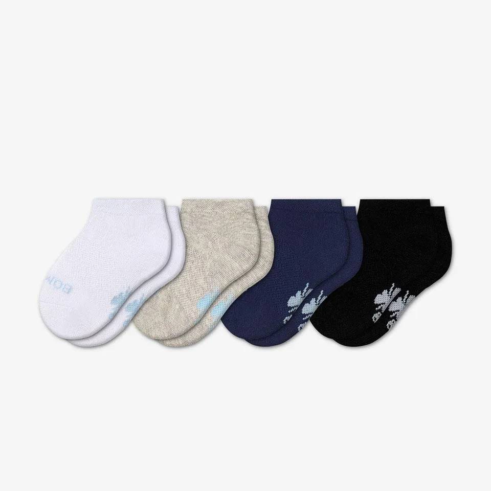 Toddler Lightweight Ankle Sock 4-Pack