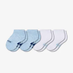 Toddler Lightweight Ankle Sock 4-Pack