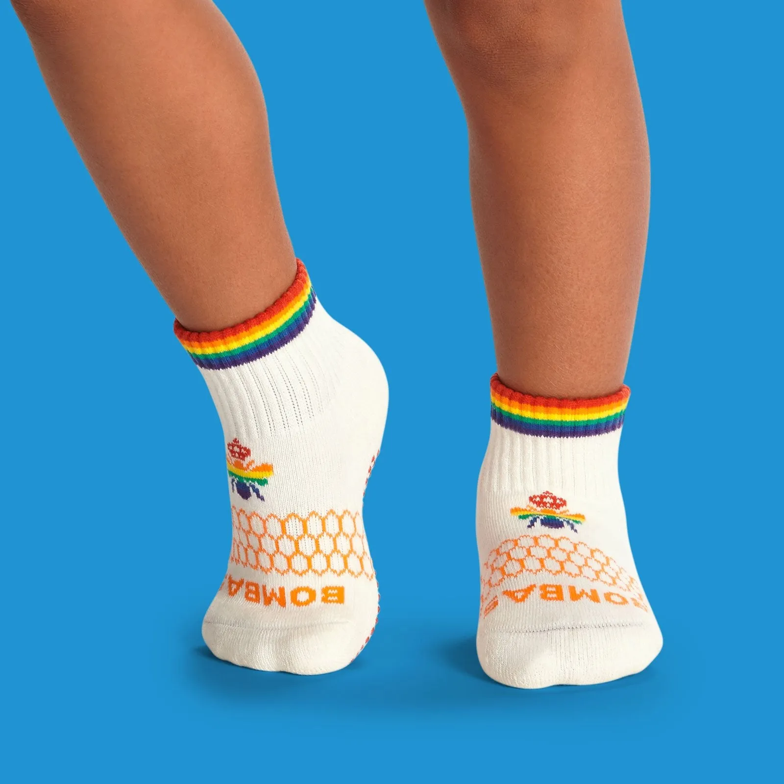 Toddler Pride Gripper Calf Sock 4-Pack