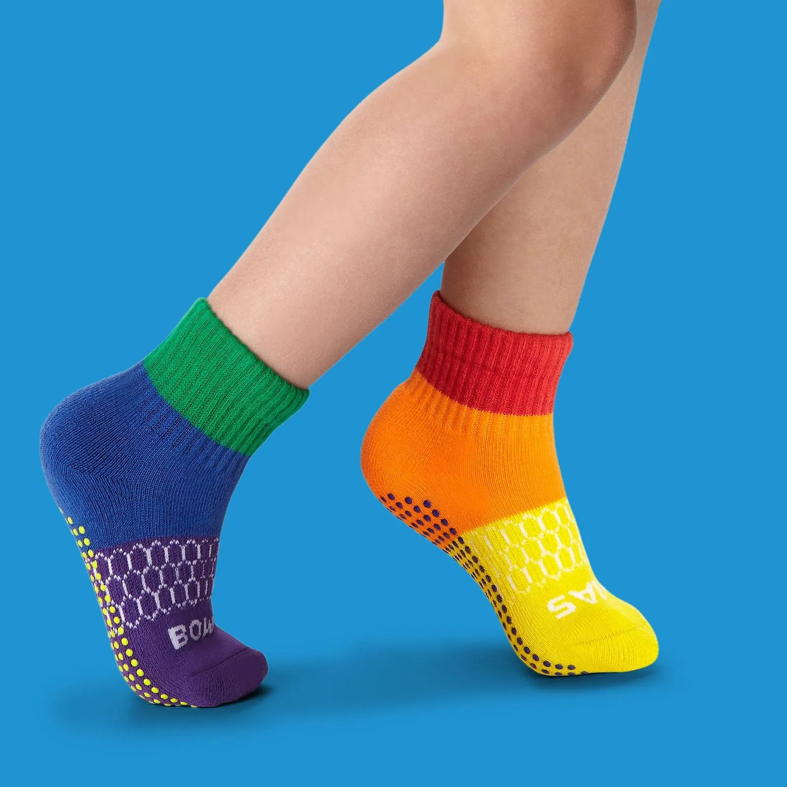 Toddler Pride Gripper Calf Sock 4-Pack